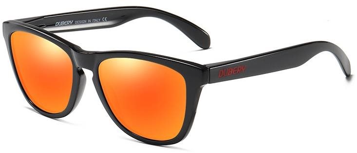 DUBERY Mayfield 3 Bright Black/Red Slnečné okuliare