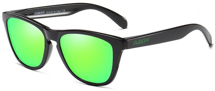 DUBERY Mayfield 2 Bright Black/Green Slnečné okuliare