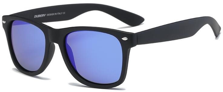 DUBERY Genoa 4 Black/Deep Blue Slnečné okuliare