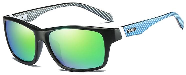 DUBERY Revere 2 Black/Green Slnečné okuliare
