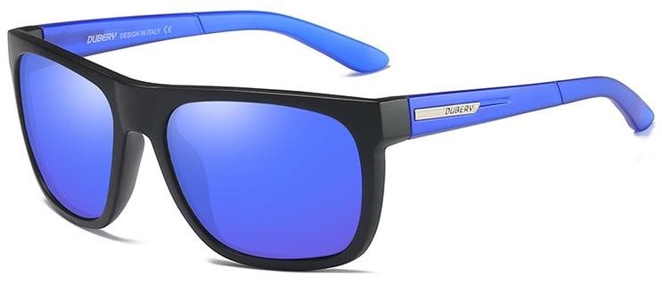 DUBERY Newton 8 Black & Blue/Blue Slnečné okuliare
