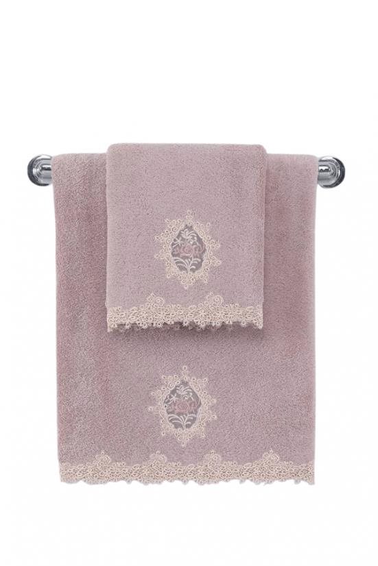 Soft Cotton Malý uterák Destan 30 × 50 cm, fialový Uterák