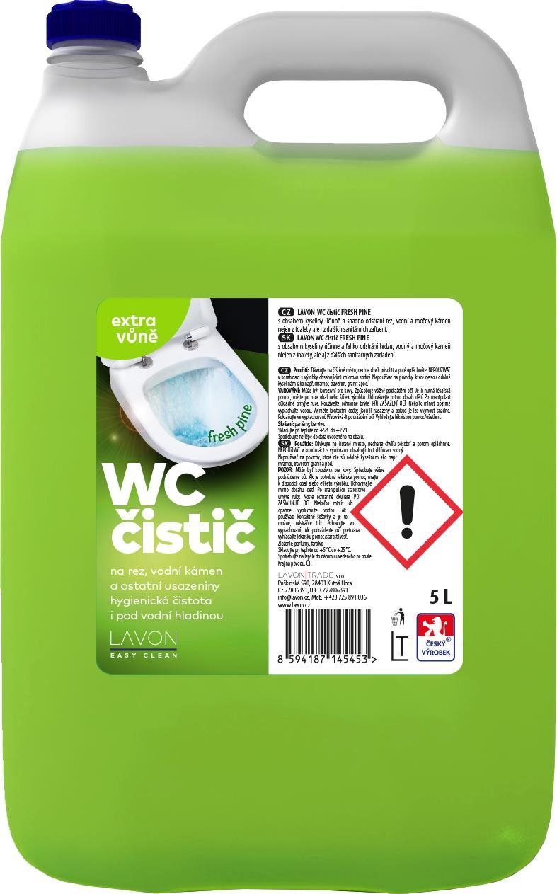 LAVON WC čistič freshpine 5 l WC gél