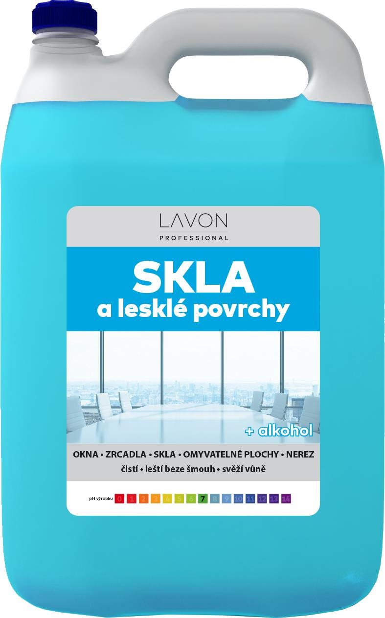 LAVON skla a lesklé povrchy P9 5 l Čistič oken