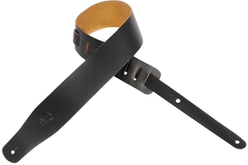 Levys M26 Leather Guitar Strap Black Popruh na gitaru