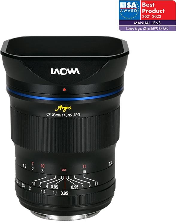 Laowa Argus 33 mm f/0,95 CF APO Canon Objektív