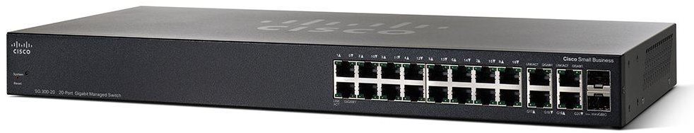 Cisco  SG350-20 20-port Gigabit Managed Switch Switch