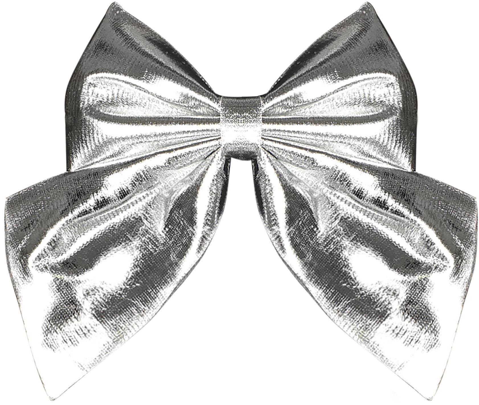 LAALU Mašľa strieborná 23 × 29 cm Mašľa na darček