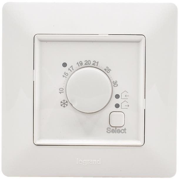 Legrand Valena Life Pokojový Termostat Komplet Bílý Termostat
