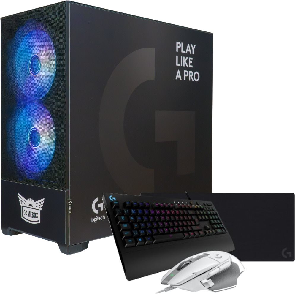 AlzaPC GameBox Prime Logitech Edition - i5 / RTX4060Ti / Schwarz +...