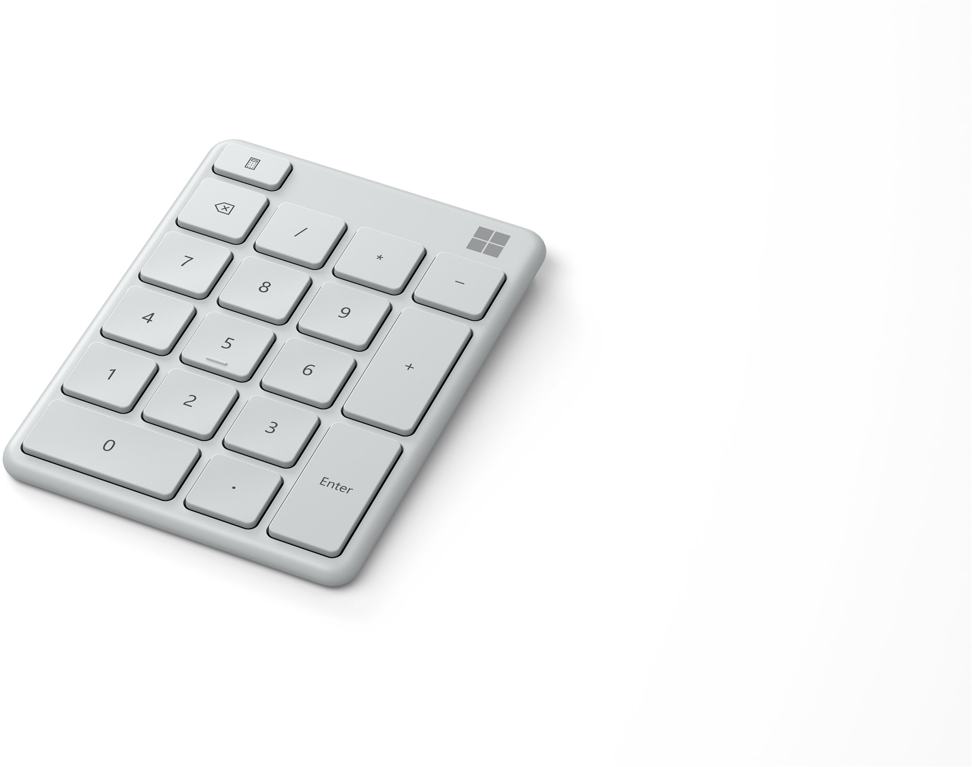 Microsoft Wireless Number Pad Glacier Numeric Keypad