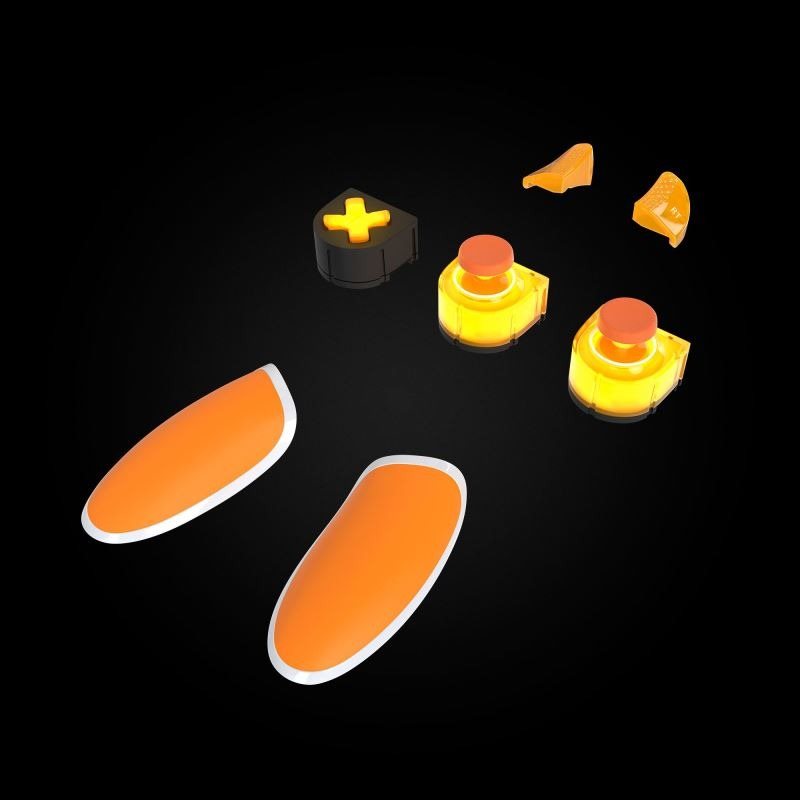Thrustmaster eSwap X LED ORANGE CRYSTAL pack Gripy na ovládač