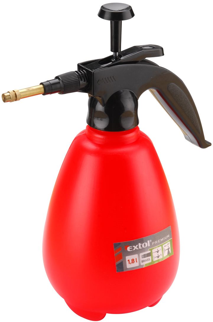 EXTOL PREMIUM postřikovač ruční tlakový, 1,8l, MOSAZ, 8876202...