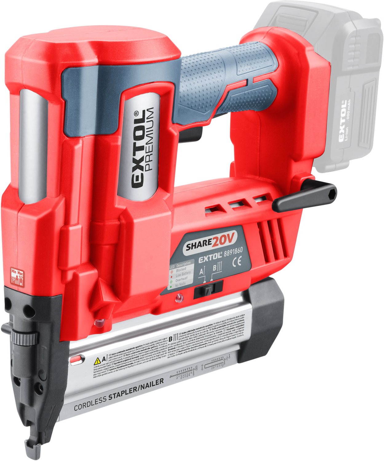 EXTOL PREMIUM 8891861 SHARE20V Klincovačka