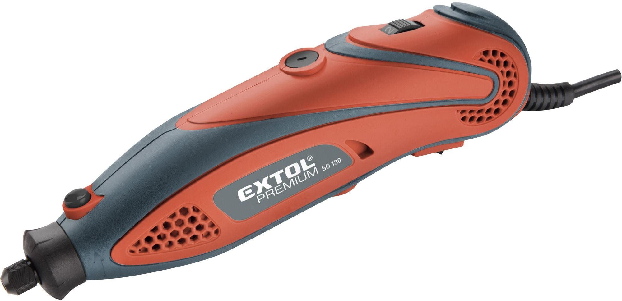 EXTOL PREMIUM bruska přímá s ohebným nástavcem, 8892201 Přímá bruska