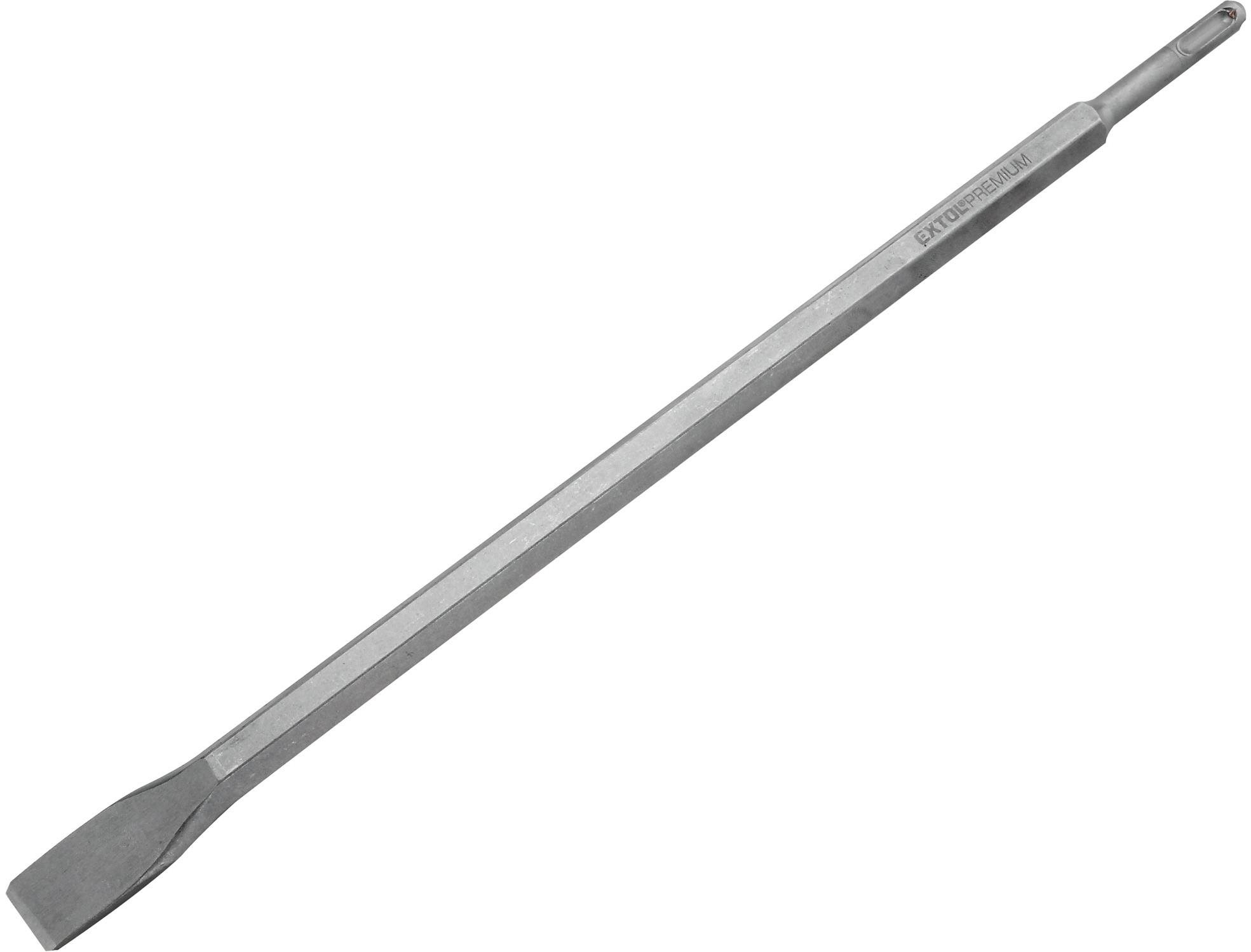 EXTOL PREMIUM sekáč plochý SDS PLUS, 400 × 14 mm, šírka ostria 20...