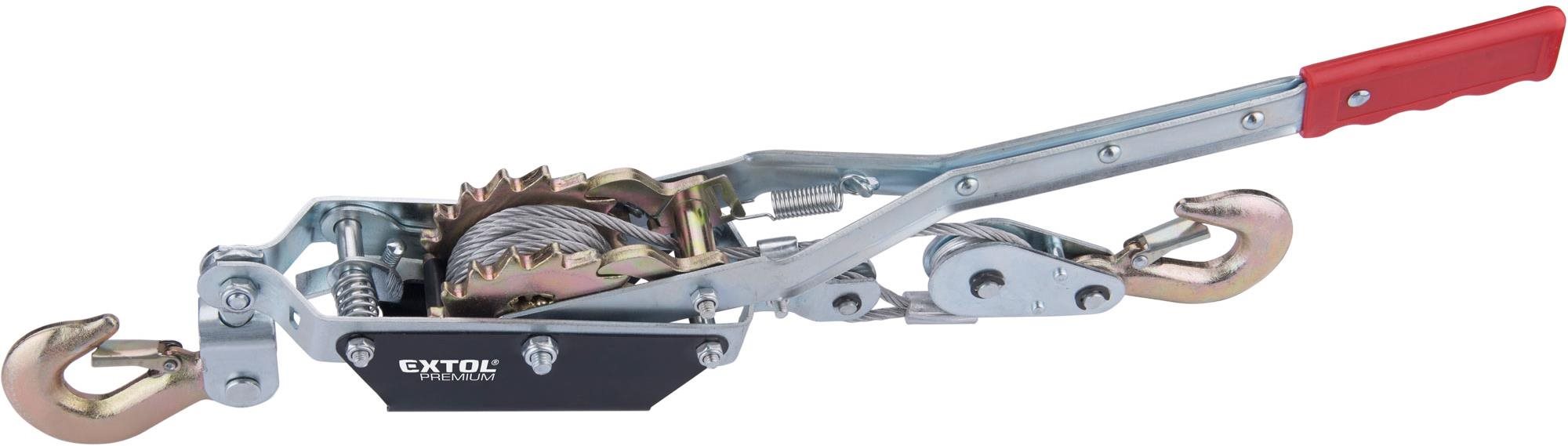 EXTOL PREMIUM 8861322 Kötélfeszítő karral "hup-cuk" Láncos emelő
