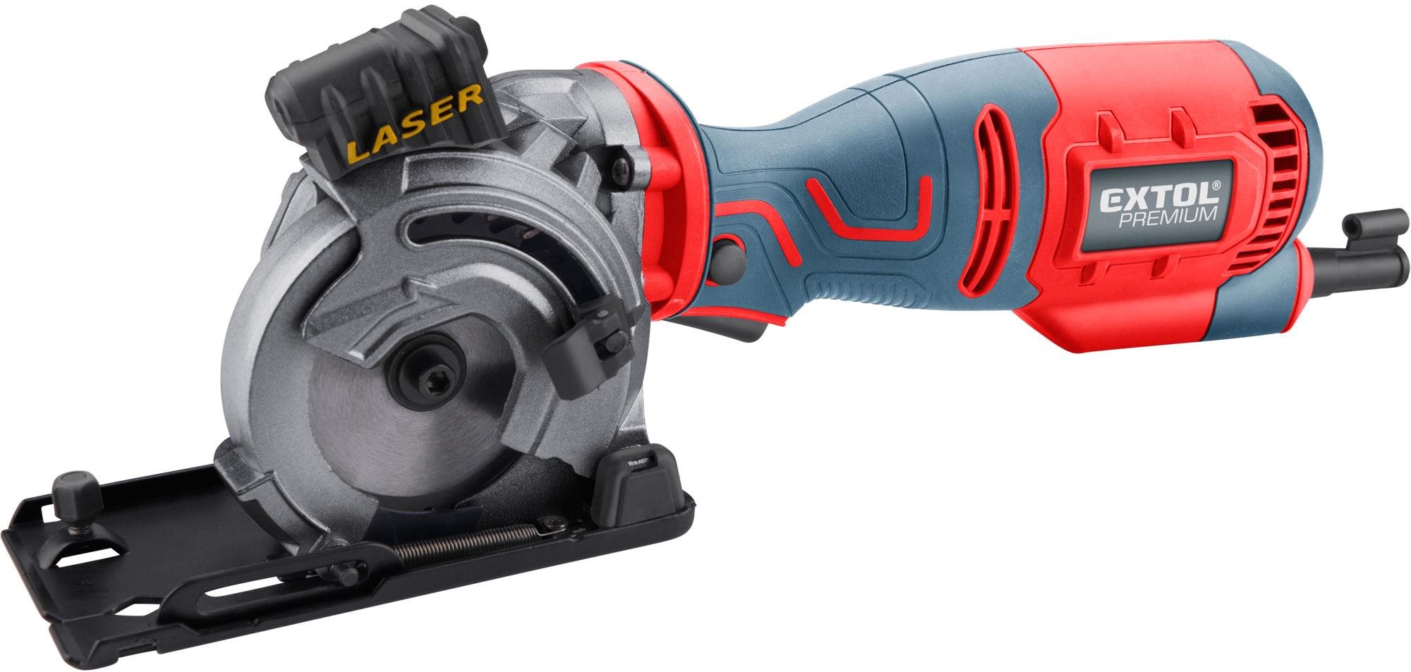 EXTOL PREMIUM lézerrel, dugattyúval, 89 mm, 705W 8893023 Körfűrész