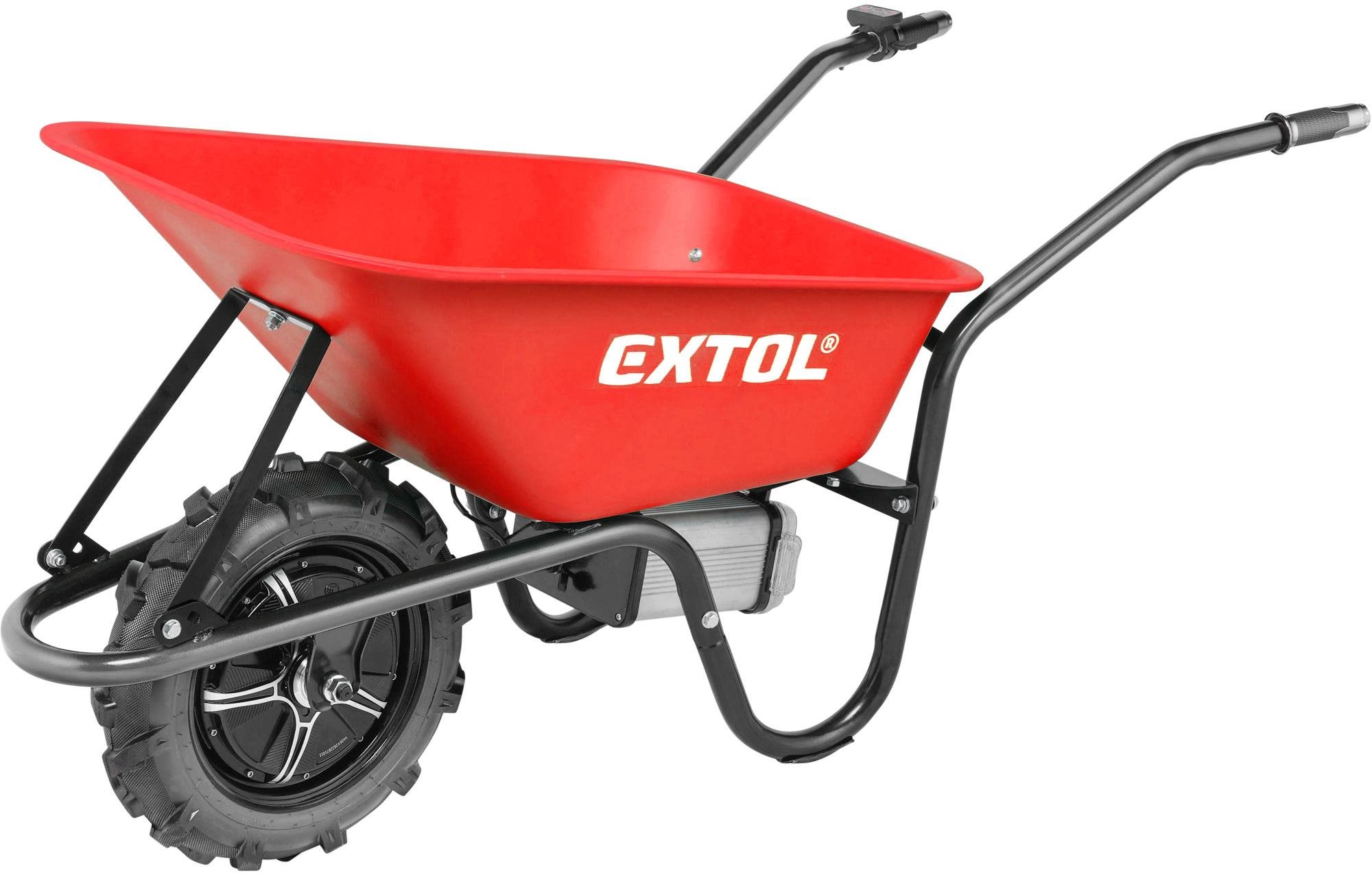 EXTOL PREMIUM Elektrické koliesko aku 8891590 Stavebný fúrik