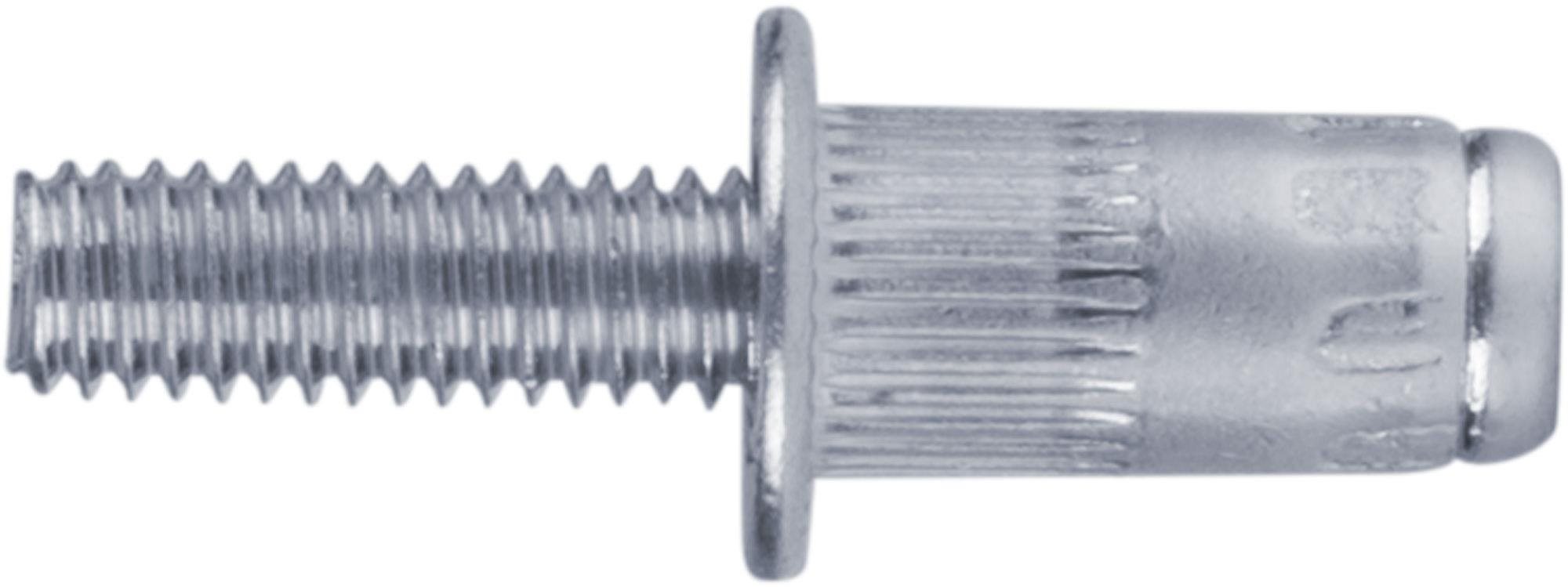 FORTUM matice nitovacie oceľové, súprava 50 ks, M4 x 12 mm, 4770674...