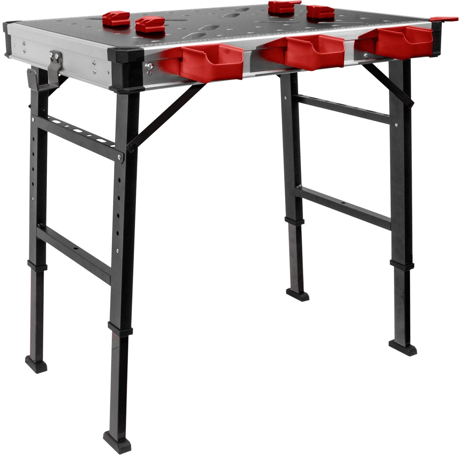 FORTUM stôl pracovný, 850 × 600 mm, výška 73,5 – 88,5 cm, 4759990...