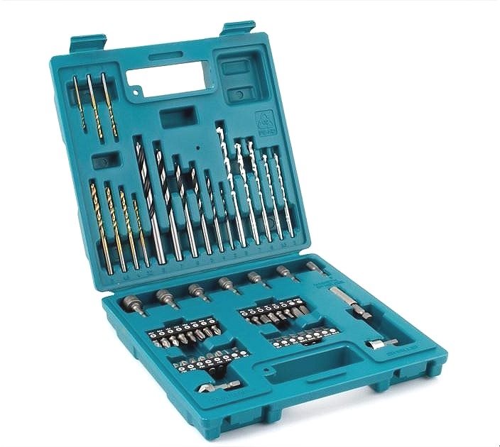 Makita E-11829 Fúrószár és bitfej készlet, 60 db Bitfej készlet