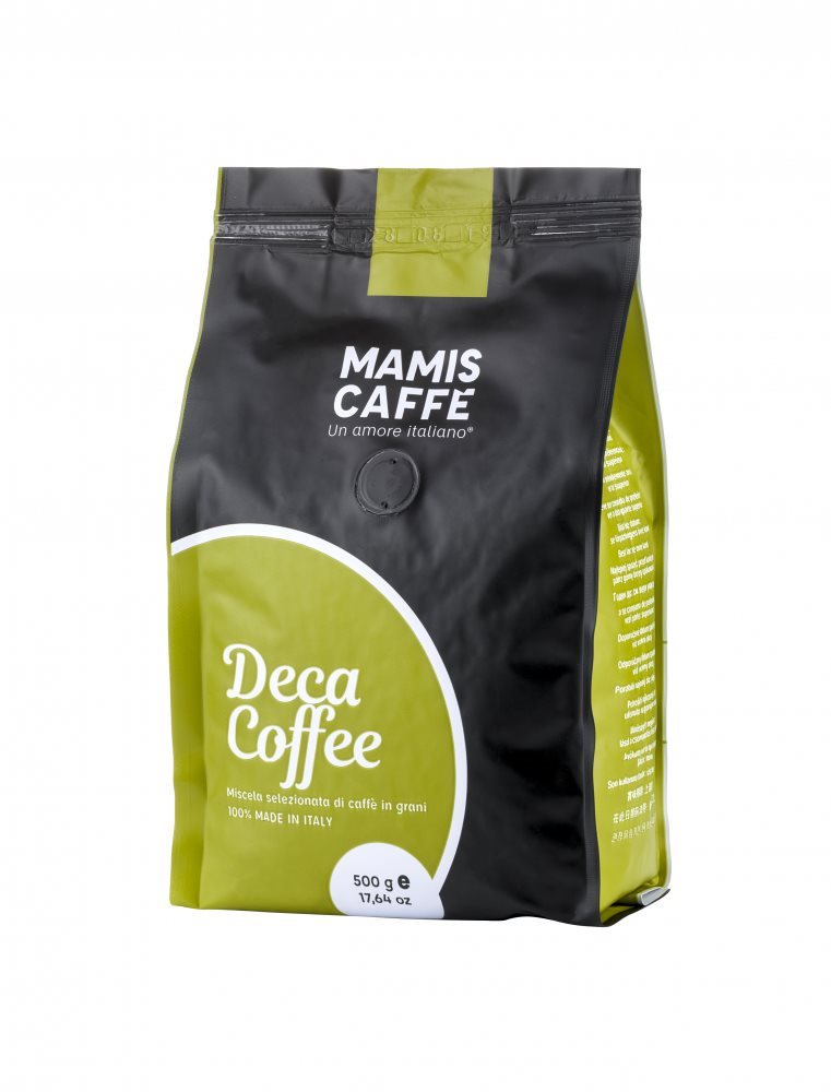 Mami's Caffé bezkofeínová, zrnková, 500 g Káva