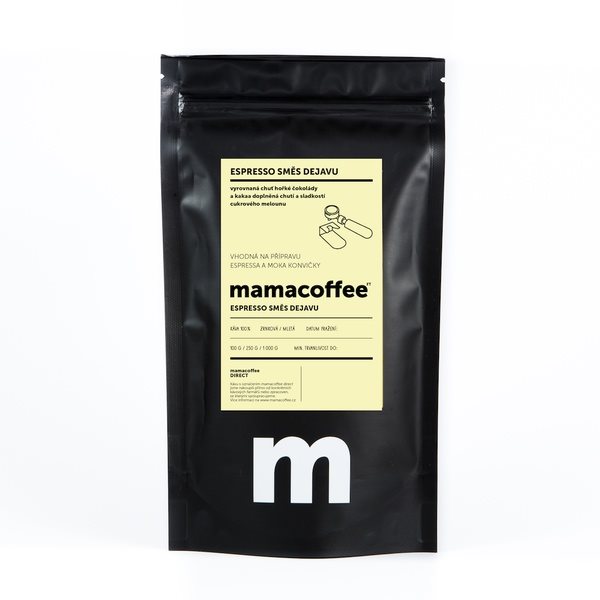 mamacoffe Espresso zmes Dejavu, 100 g Káva