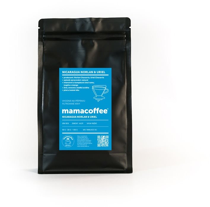 mamacoffee Nicaragua Norlan  & Uriel, 250 g Káva