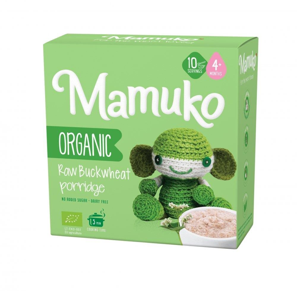 Mamuko Detská bio kaša zelená pohánka 200 g Nemliečna kaša