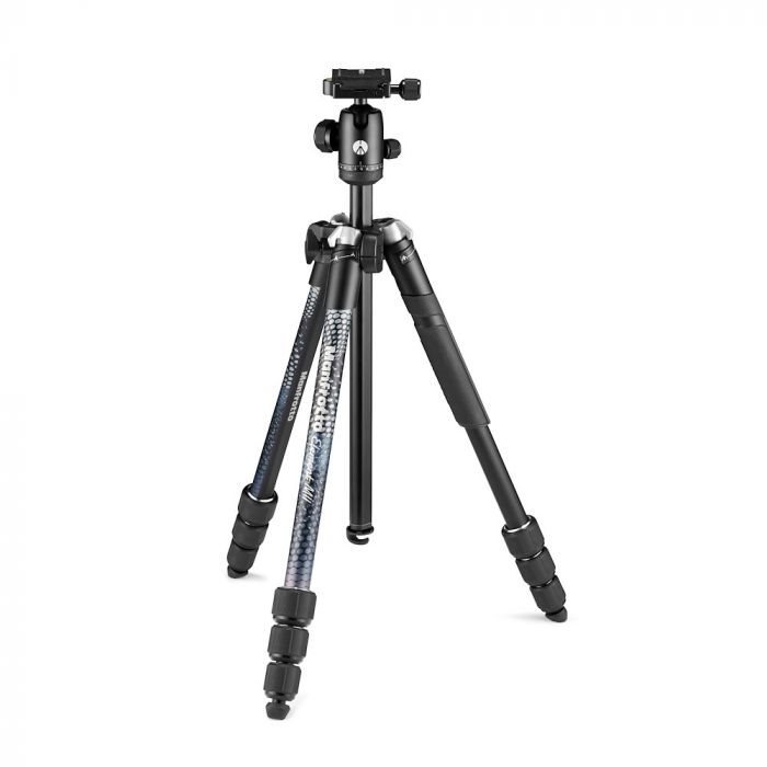 Manfrotto Element MII Aluminium, čierny, 4 Sec, BH Statív