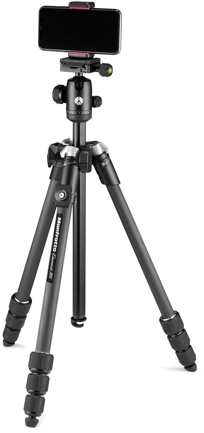 Manfrotto Element MII MobBT Carbon BK 4 S BH Trépied