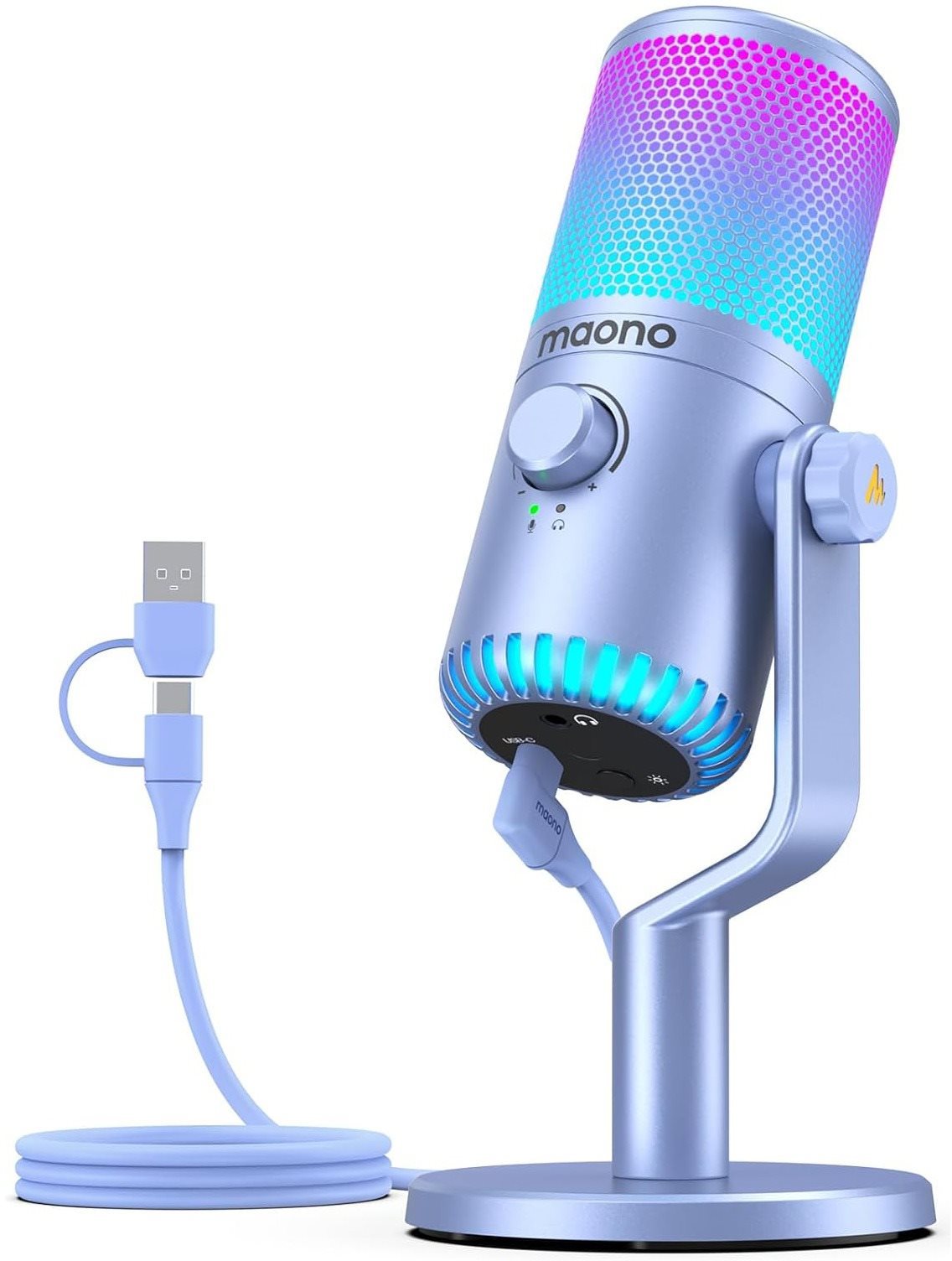 MAONO DM30 RGB Purple Mikrofon