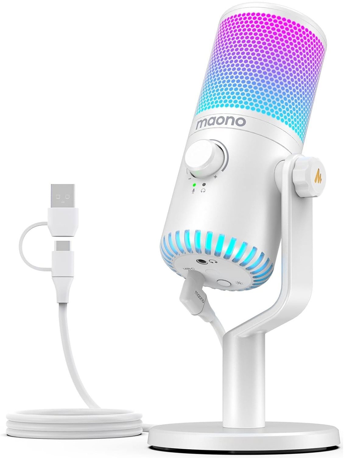 MAONO DM30 RGB White Mikrofón