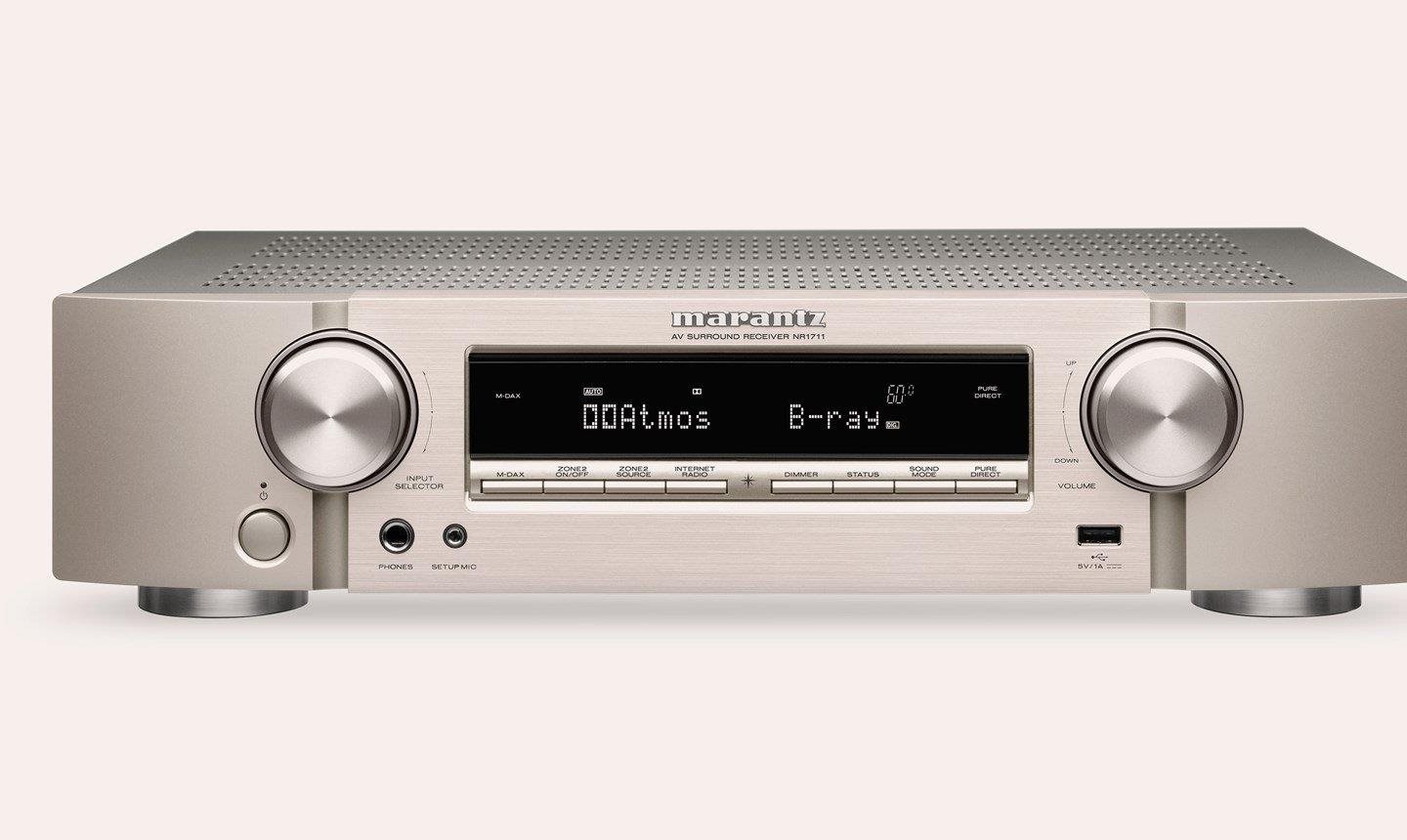 Marantz NR1711, Silver-Gold AV Receiver