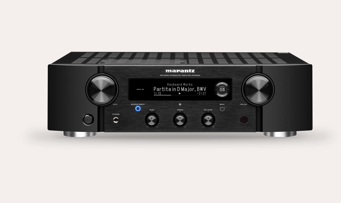 Marantz PM7000N fekete HiFi erősítő
