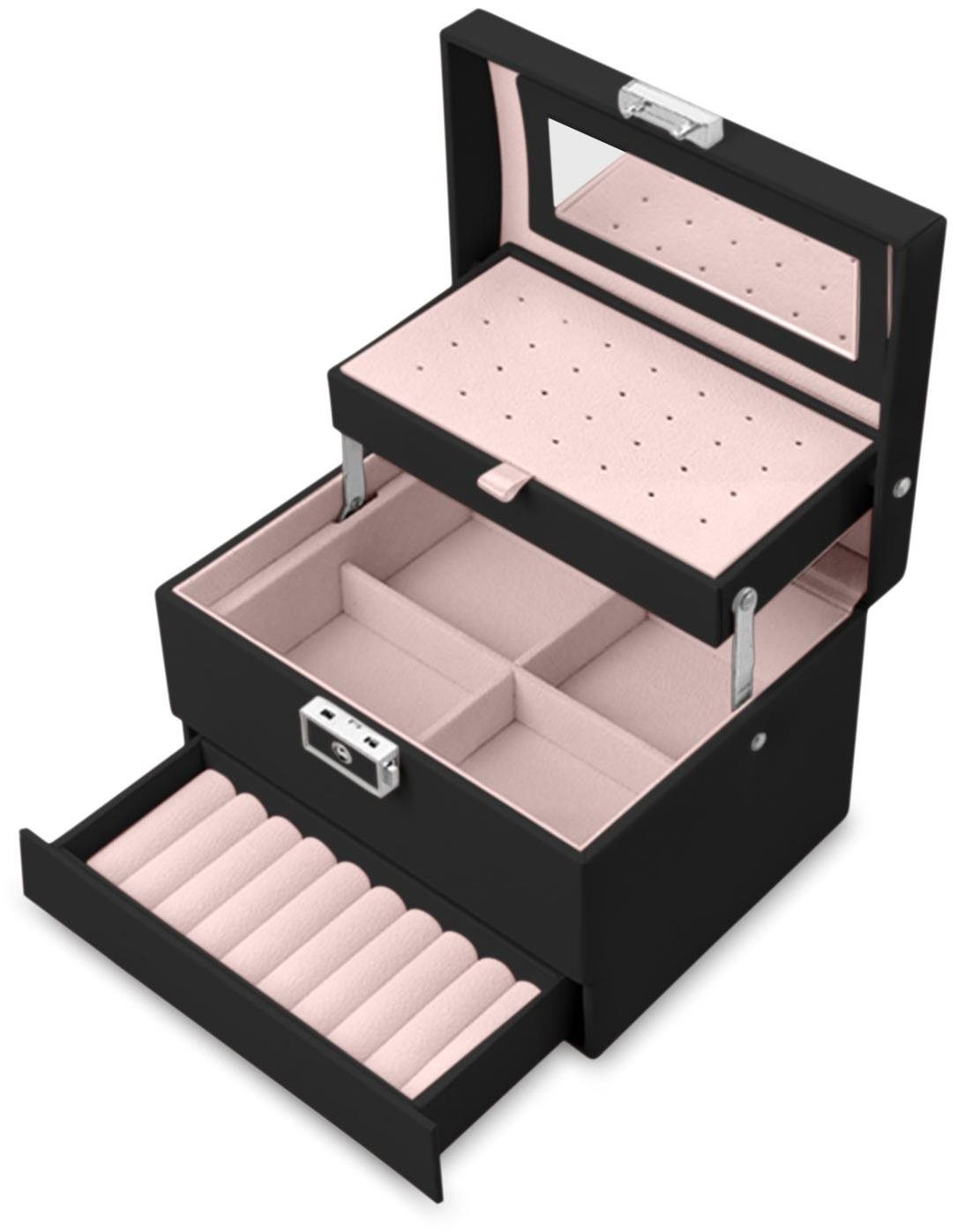 Massido Šperkovnica MS – 704 čierna Šperkovnica