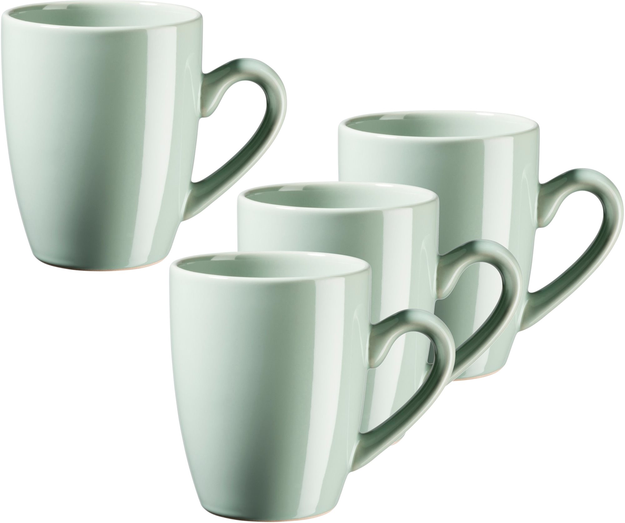 Mäser HUMAN AURA GREEN INODA Set mit 4 Tassen 420 ml Tasse