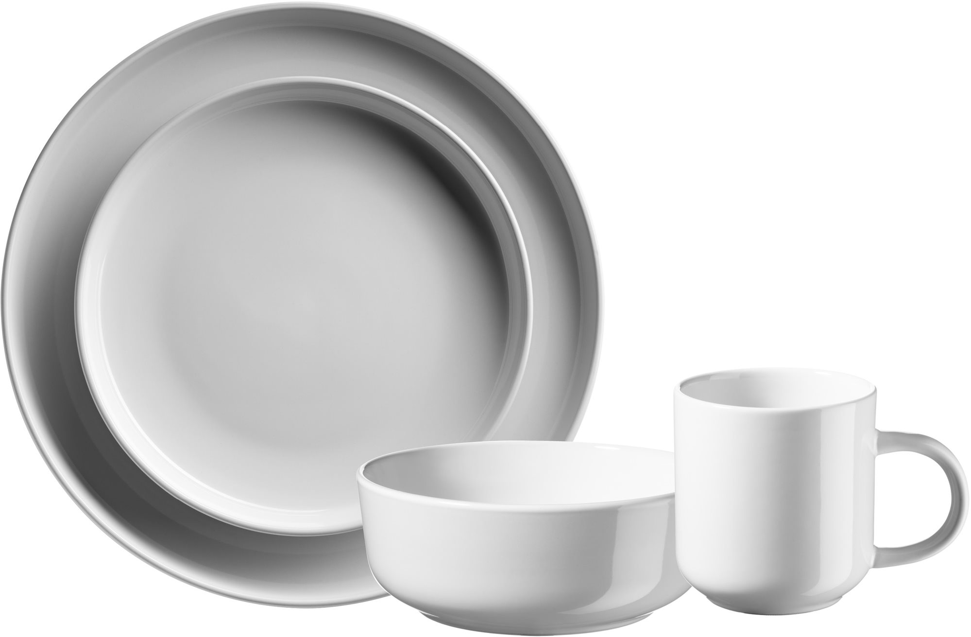 Mäser WHITE ALENIA Étkészlet 16 db Étkészlet