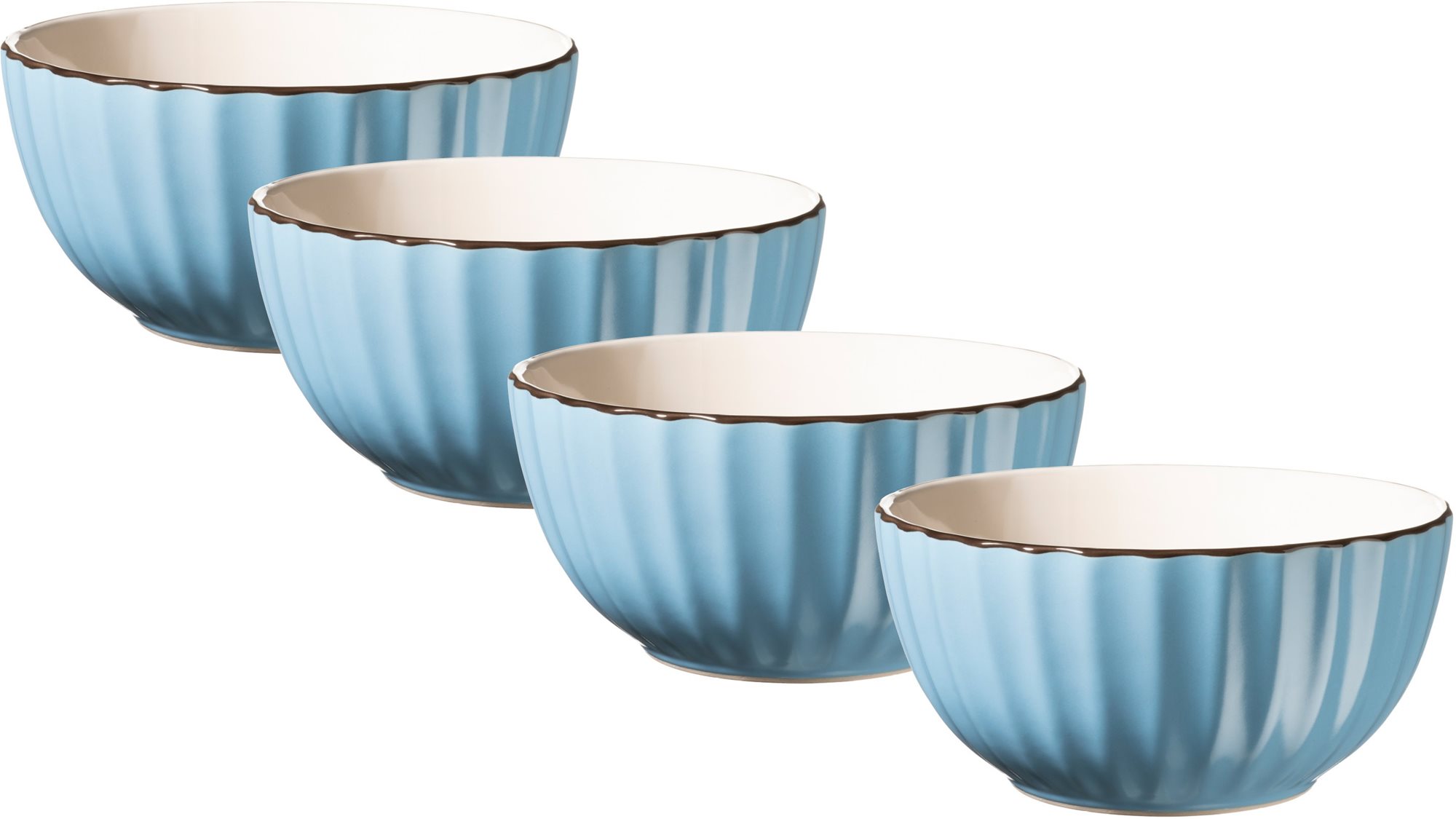 Mäser 15cm, 4db, LIGHT BLUE OSITA Tál készlet
