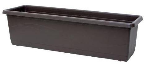 DK PLAST LOBELIA - 40cm, barna Virágláda