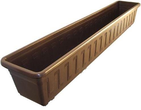 PLASTKON GARDEN 80cm, barna Virágláda