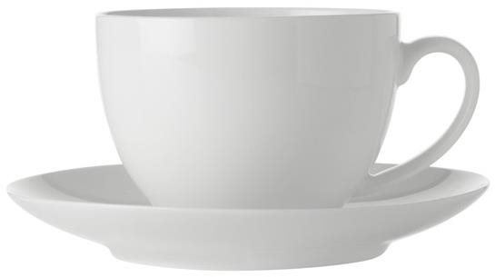 Maxwell & Williams Šálka s tanierikom 4 ks 280 ml WHITE BASIC...