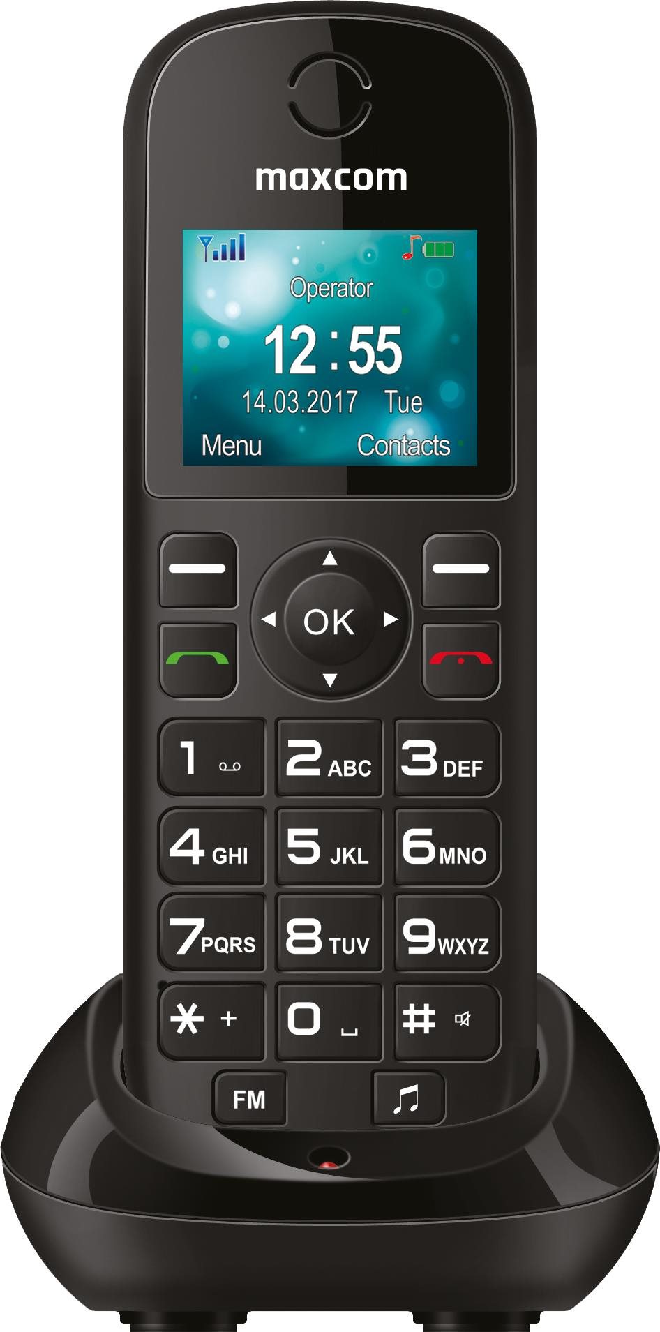 Maxcom MM35D 4/4MB BLACK Mobilný telefón