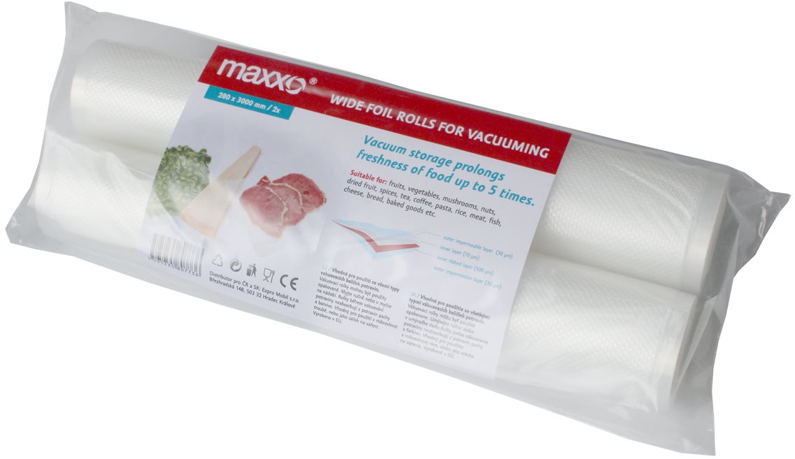 Maxxo vákuovacie kotúče 28 × 300 cm – 2 ks Vákuovacia fólia