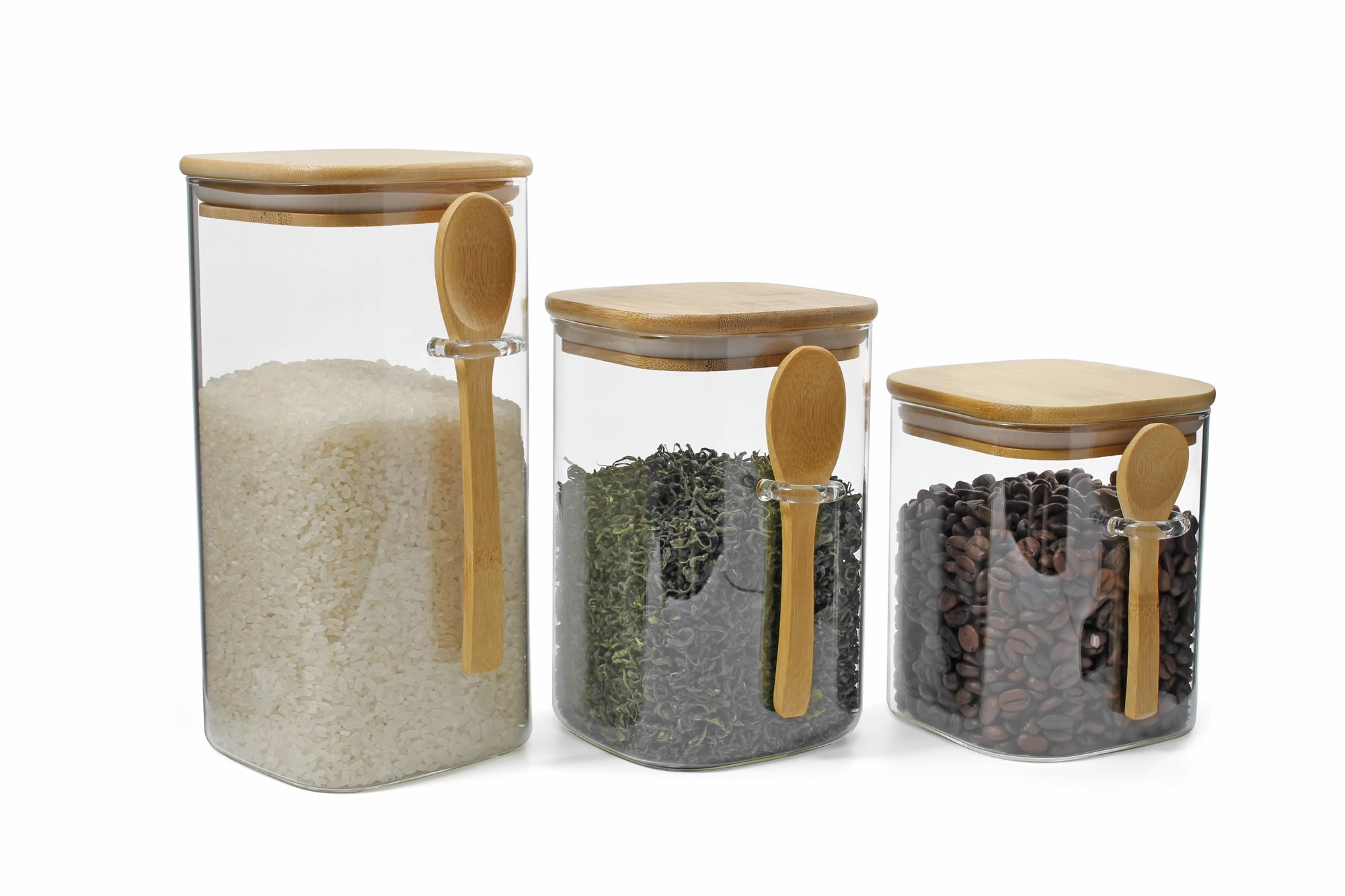 Maxxo Bamboo Set 3 Stück Dosen-Set