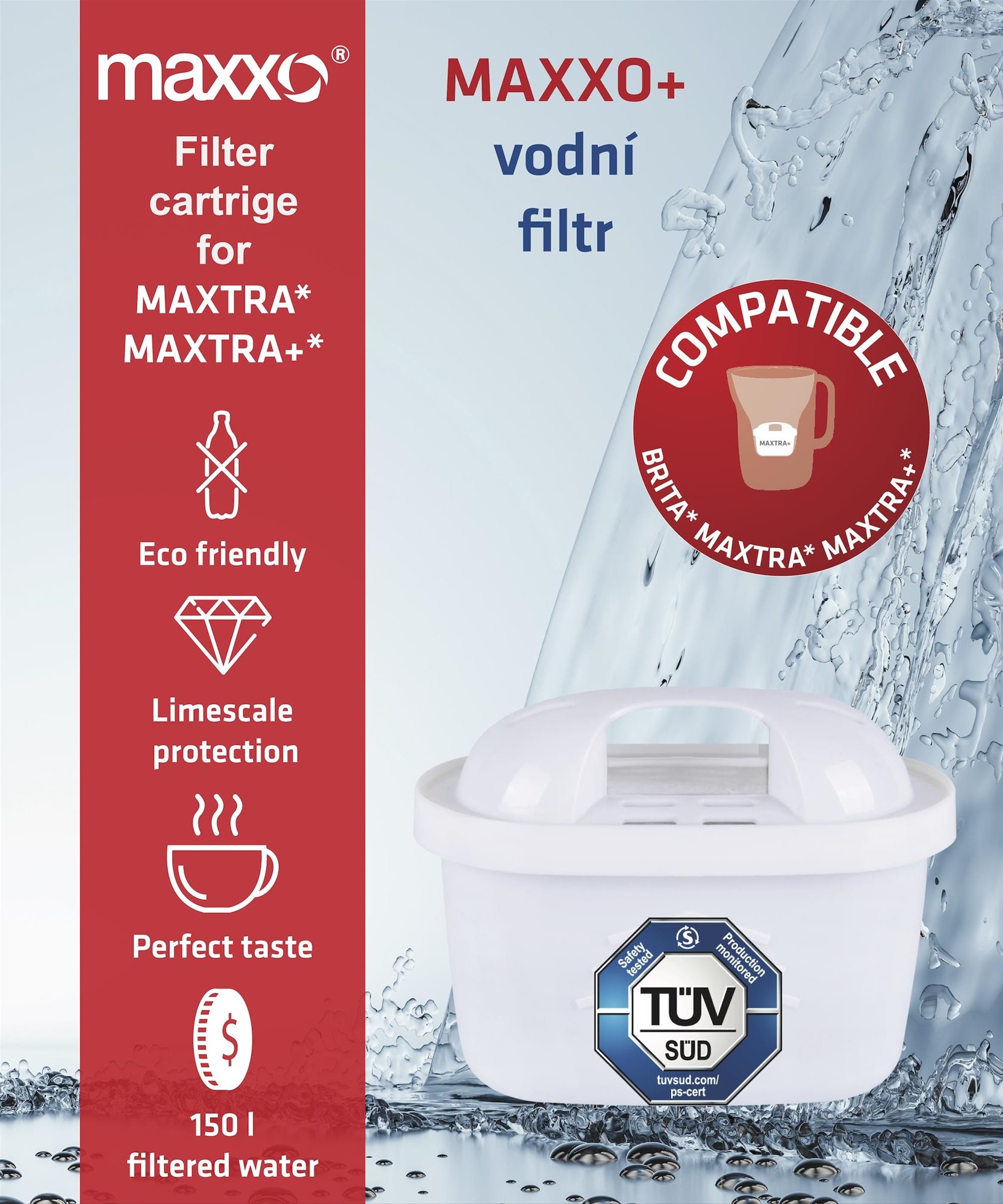Maxxo+ vízszűrő 1 db Vízszűrő betét