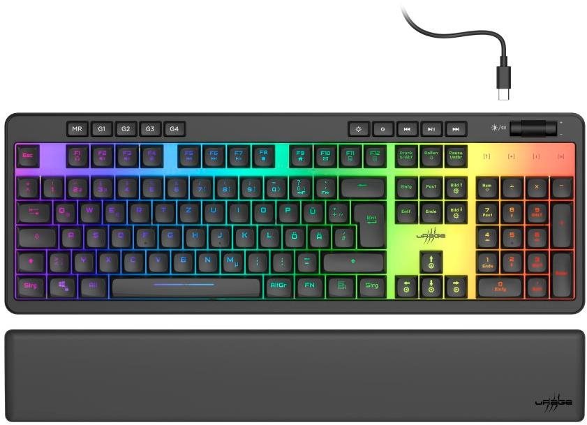 Hama 217830 Gaming "Urage Exodus 515 Illuminated" RGB, makró Gamer...