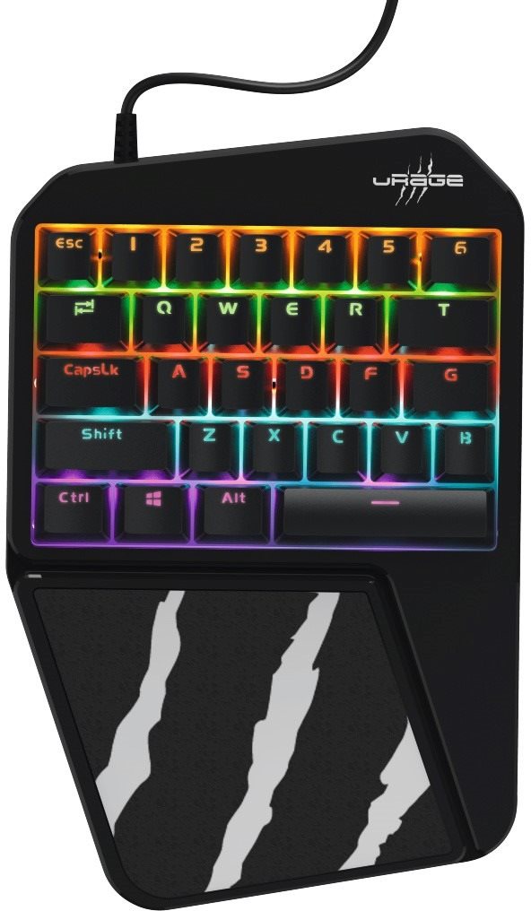 Hama uRage Exodus 410 egykezes mobil gamer billentyűzet Gamer...