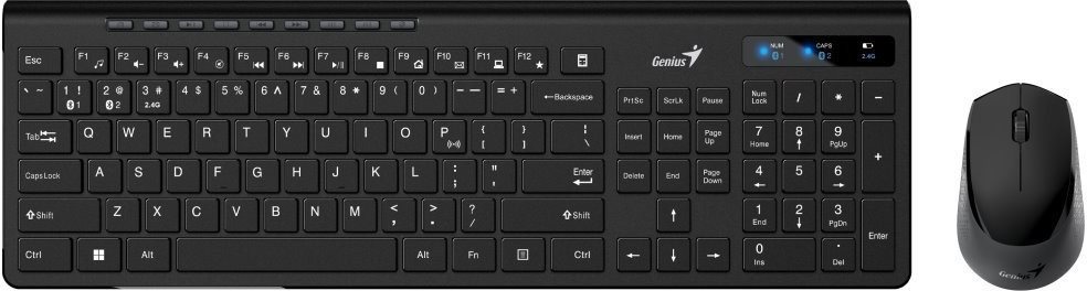 Genius SlimStar 8230 čierna – CZ/SK Set klávesnice a myši